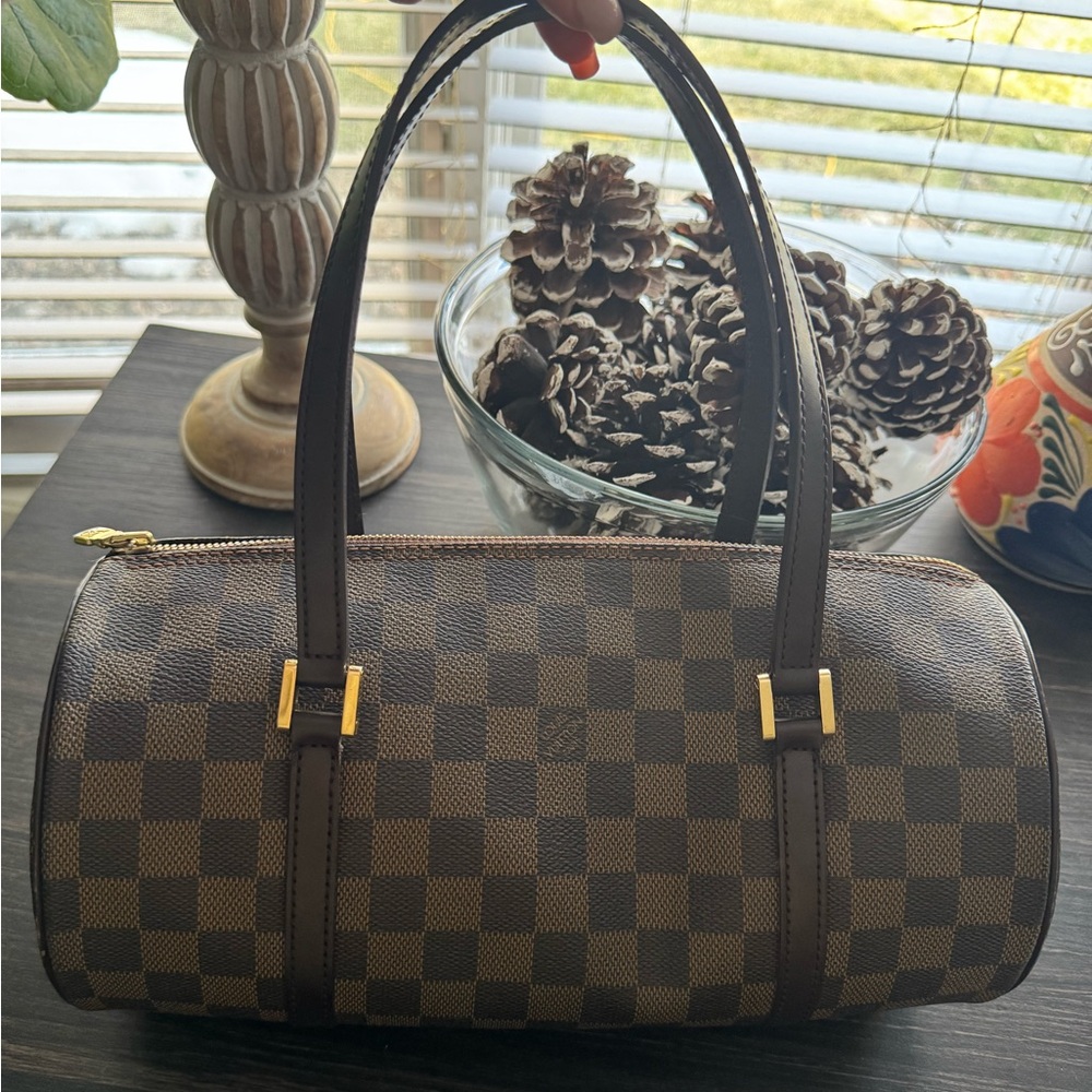 Louis Vuitton Brown Damier Ebene Shoulder Bag
